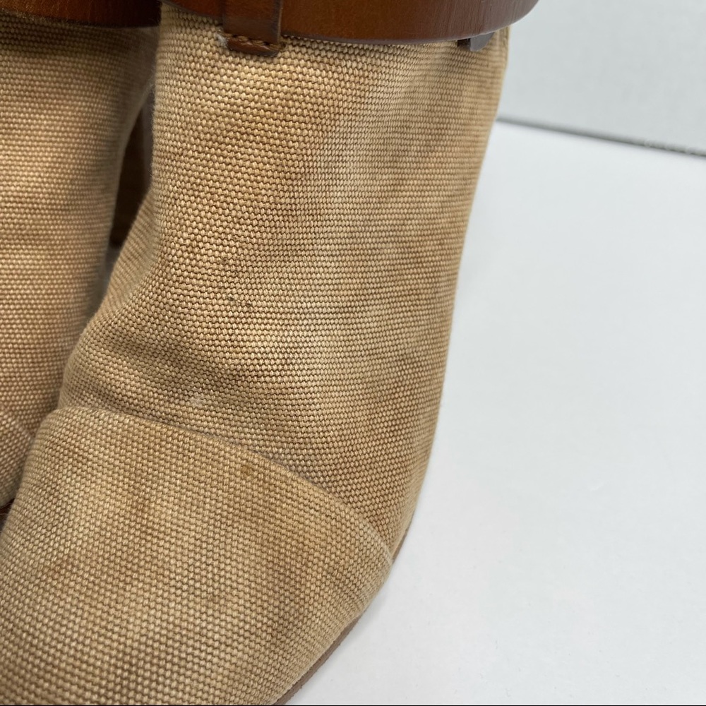 RAG & BONE Harrow Canvas Ankle Boots - Picture 12 of 13